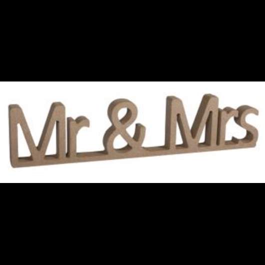 MDF "Mr & Mrs"